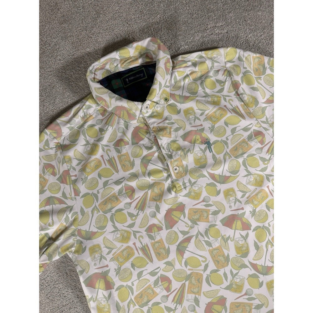 William Murray Polo S
Performance All Over Print Lemonade Hawaiian Golf summer